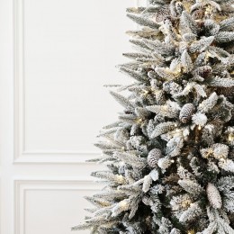 Елка искусственная BINOSHE Ile Grande LED заснеженная 180 см