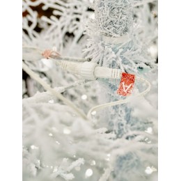 Елка искусственная BINOSHE Normandia белая с подсветкой 210 см