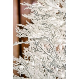 Елка искусственная BINOSHE Normandia белая с подсветкой 210 см