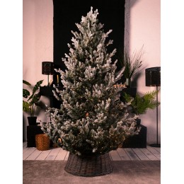 Елка искусственная GrandCity Adele Plus заснеженная с подсветкой 150 см