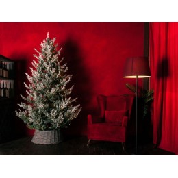 Елка искусственная GrandCity Adele Plus заснеженная с подсветкой 150 см
