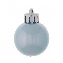 Набор шаров 3 см 20 шт голубой