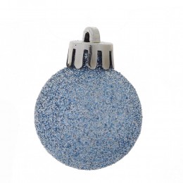 Набор шаров 3 см 20 шт голубой