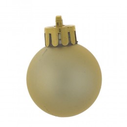 Набор шаров 3 см 25 шт золото