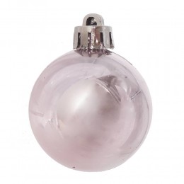 Набор шаров 4 см 12 шт розовый 2