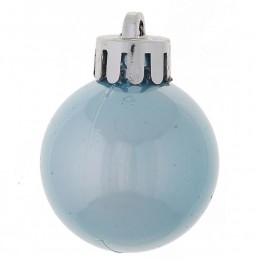 Набор шаров 6 см 24 шт голубой 2
