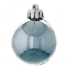 Набор шаров 6 см 24 шт голубой 2