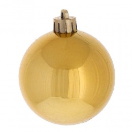 Набор шаров 8 см 4 шт золото
