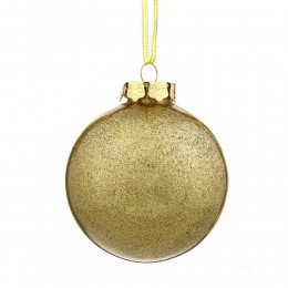 Набор шаров 8 см 12 шт золотой и красный