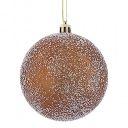 Набор шаров 8 см 12 шт золотой, бежевый и коричневый