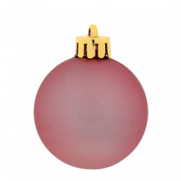 Набор шаров 4 см 12 шт розовый