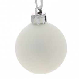 Набор шаров 4 см 12 шт белый