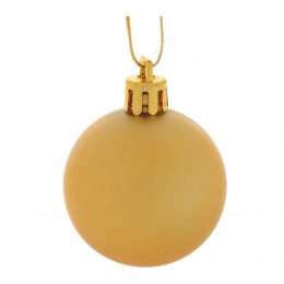 Набор шаров 4 см 12 шт золото