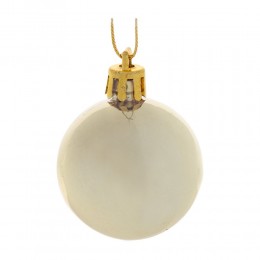 Набор шаров 4 см 12 шт белое золото