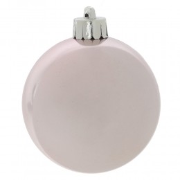 Набор шаров 6 см 6 шт светло-розовый