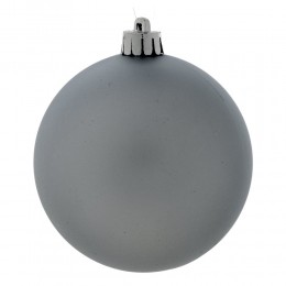 Набор шаров 8 см 12 шт в пластике серебро 3