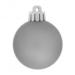 Набор шаров Сказочное великолепие 6 см 40 шт серебро 2