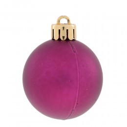 Набор шаров 3 см 25 шт фиолетовый