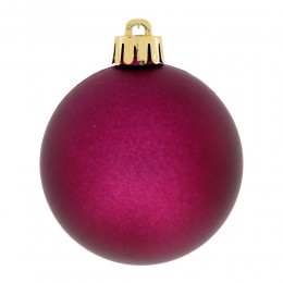 Набор шаров 6 см 6 шт фиолетовый