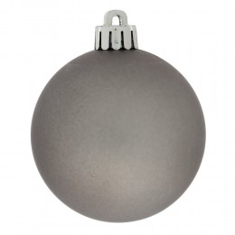 Набор шаров 6 см 24 шт серебро