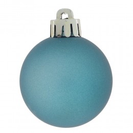 Набор шаров 3 см 25 шт голубой