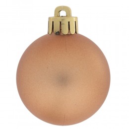 Набор шаров 3 см 25 шт бежевый