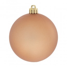 Набор шаров 8 см 12 шт в пластике золотой 2