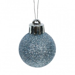 Набор шаров 3 см 25 шт голубой 2