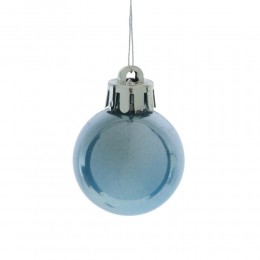 Набор шаров 3 см 25 шт голубой 2