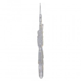 Игрушка елочная Фея пластик 16 см белый