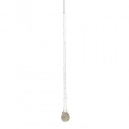 Набор елочных игрушек Сосульки 3 шт стекло 31,5 см