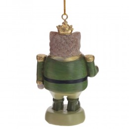 Игрушка елочная Сова пластик 9,5 см зеленый