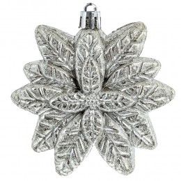 Набор елочных игрушек 20 шт белое золото