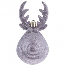 Набор елочных игрушек 20 шт фиолетовый