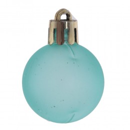 Набор елочных украшений 32 шт в домике голубой