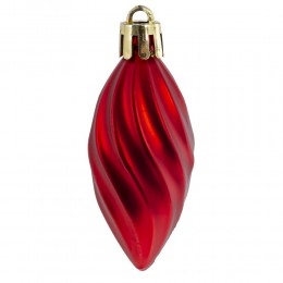 Набор елочных украшений 32 шт в домике красный