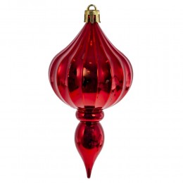 Набор елочных украшений 32 шт в домике красный