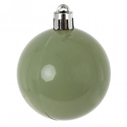 Набор елочных игрушек 56 шт светло-зеленый