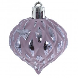 Набор шаров и украшений 12 шт фиолетовый