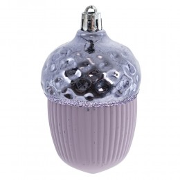 Набор шаров и украшений 12 шт фиолетовый