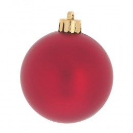 Набор шаров 5 см 30 шт темно-красный