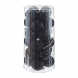 Набор шаров 6 см 24 шт черный